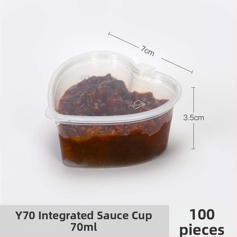 Jednokratna plastična šalica za umake, pogodna za sojin sos, ocat i dipove, kapacitet 27–200 ml