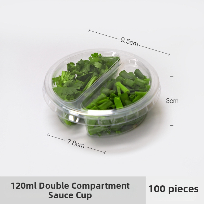 Jednokratna plastična šalica za umake, pogodna za sojin sos, ocat i dipove, kapacitet 27–200 ml