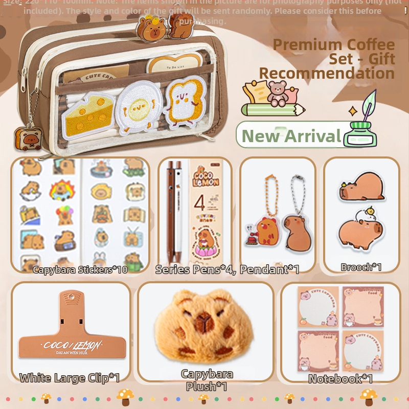 Pernica Cocoa lemon, platneni materijal, univerzalna namjena, korejska verzija stila