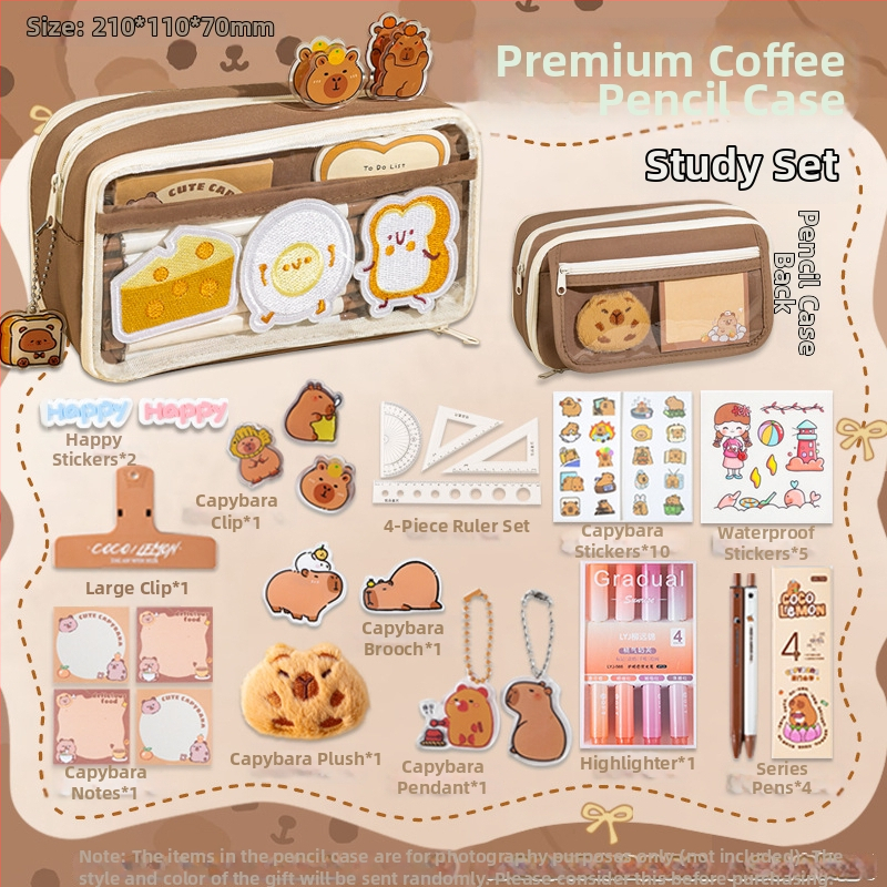 Pernica Cocoa lemon, platneni materijal, univerzalna namjena, korejska verzija stila