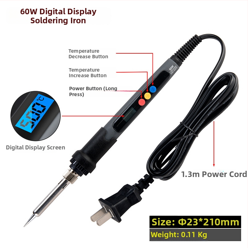 Професионална сваръчна станция със стойка за паялник, лупа, LED светлина, вентилатор за отвеждане на дима и магнитен ремонтен комплект