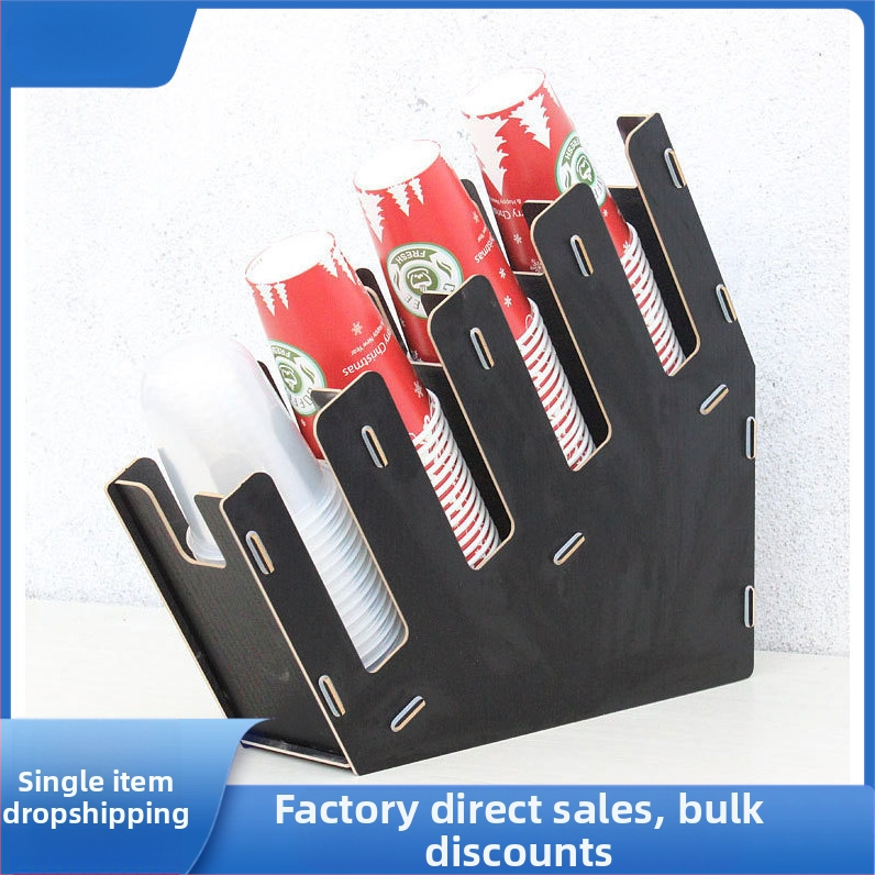 Дървен държач за чаши | Органайзер за бюро | Нов китайски стил | Зима 2015