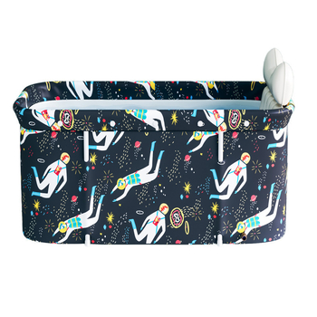 Разгъваема правоъгълна вана за възрастни | Материали: Oxford плат, PVC | Приложение: къпане | Марка: The Water Laughed | Стил: 32472678333