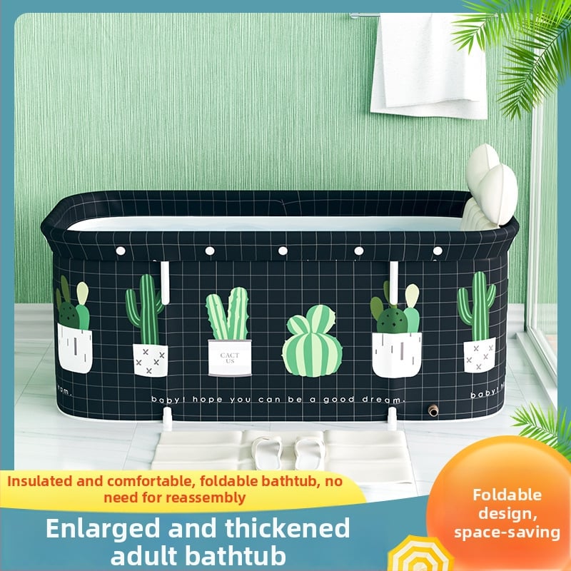 Разгъваема правоъгълна вана за възрастни | Материали: Oxford плат, PVC | Приложение: къпане | Марка: The Water Laughed | Стил: 32472678333