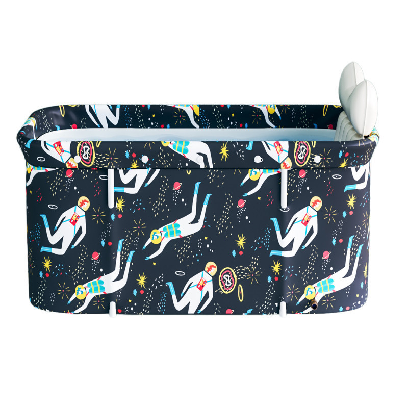 Разгъваема правоъгълна вана за възрастни | Материали: Oxford плат, PVC | Приложение: къпане | Марка: The Water Laughed | Стил: 32472678333