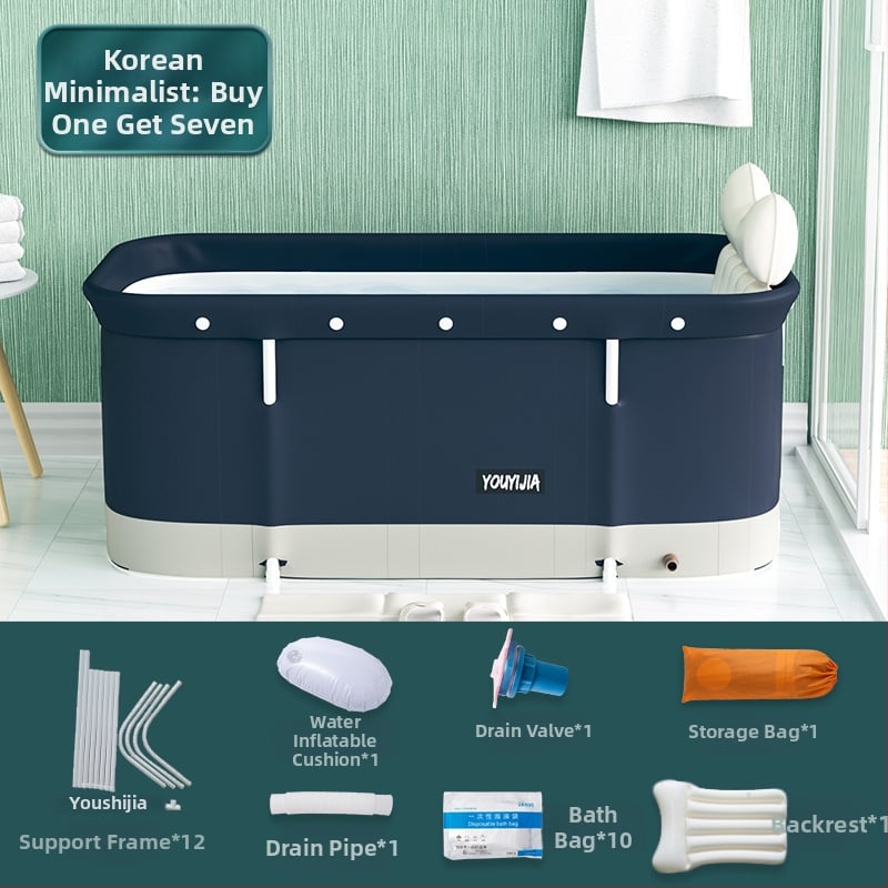 Разгъваема правоъгълна вана за възрастни | Материали: Oxford плат, PVC | Приложение: къпане | Марка: The Water Laughed | Стил: 32472678333