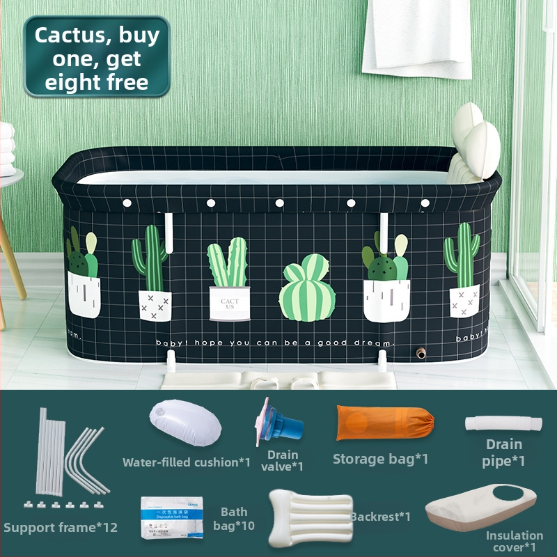 Разгъваема правоъгълна вана за възрастни | Материали: Oxford плат, PVC | Приложение: къпане | Марка: The Water Laughed | Стил: 32472678333