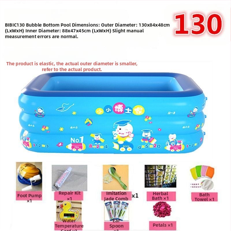 Надуваема вана, сгъваема, пластмасова, за деца, домашна употреба — Unique