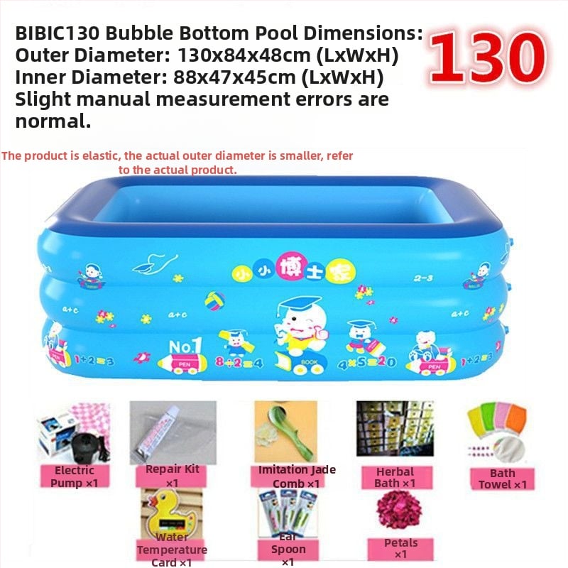 Надуваема вана, сгъваема, пластмасова, за деца, домашна употреба — Unique
