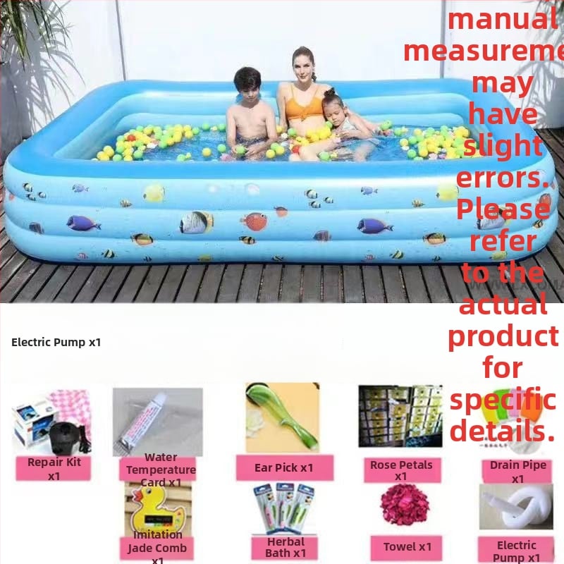 Надуваема вана, сгъваема, пластмасова, за деца, домашна употреба — Unique