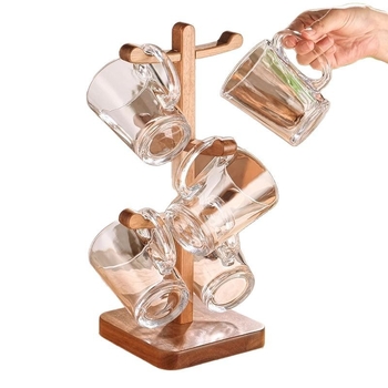 Rozsdamentes acél pohártartó - pohár tároló állvány, Új kínai stílus, 08888