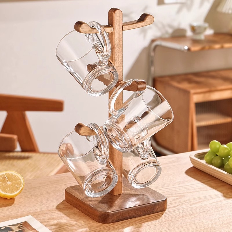 Rozsdamentes acél pohártartó - pohár tároló állvány, Új kínai stílus, 08888