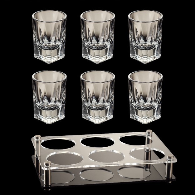 Csészetartó készlet, Anyag: Yak, 6-12 lyukú, Fúrás nélküli telepítés, Modern egyszerű stílus