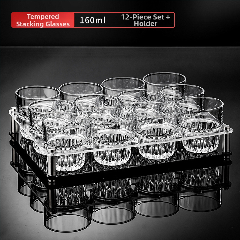 Csészetartó készlet, Anyag: Yak, 6-12 lyukú, Fúrás nélküli telepítés, Modern egyszerű stílus