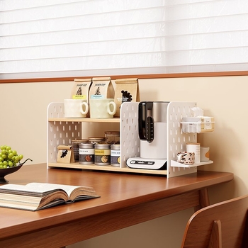 Csészetartó – asztali, többszintes, akril perforált panellel