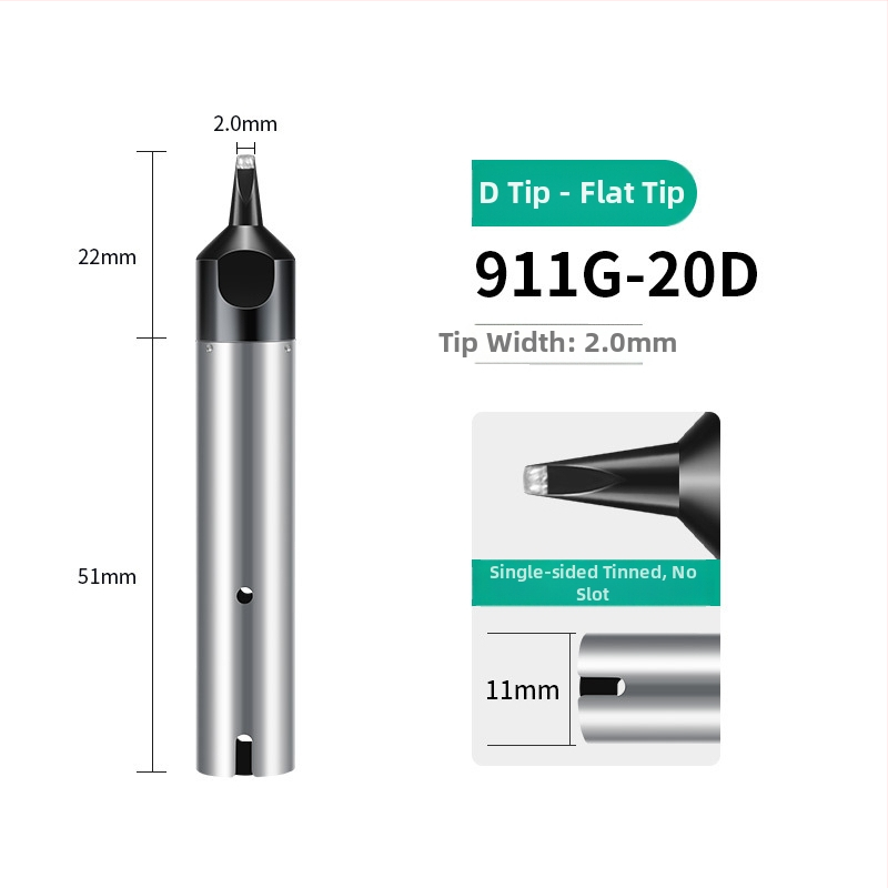 Vârf de lipire 911g – automat, formă plată sau copită, Welding Keyi