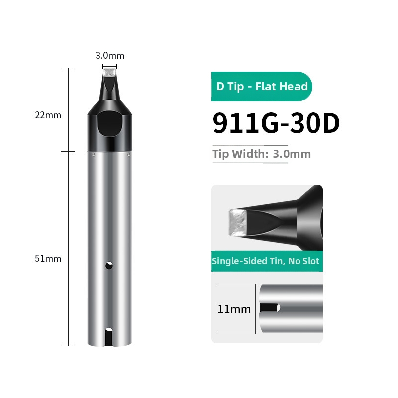 Vârf de lipire 911g – automat, formă plată sau copită, Welding Keyi