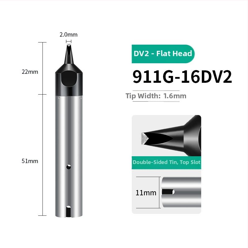 Vârf de lipire 911g – automat, formă plată sau copită, Welding Keyi