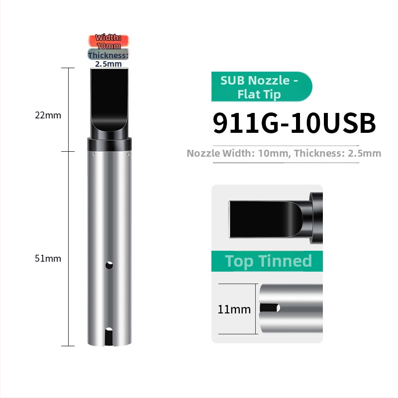 Vârf de lipire 911g – automat, formă plată sau copită, Welding Keyi