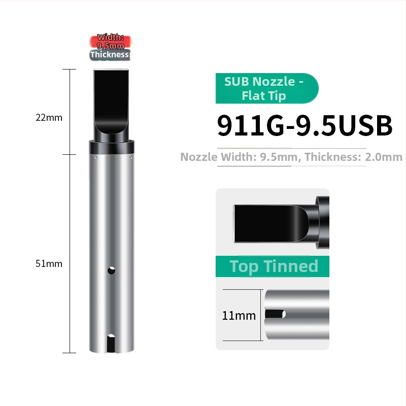 Vârf de lipire 911g – automat, formă plată sau copită, Welding Keyi