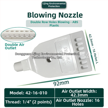 Στόμιο φυσητήρα από κράμα αλουμινίου για πλύσιμο μερών, στέγνωμα και ψύξη — μάρκα Lijing Environmental Protection