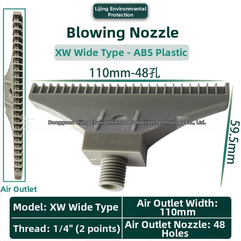 Στόμιο φυσητήρα από κράμα αλουμινίου για πλύσιμο μερών, στέγνωμα και ψύξη — μάρκα Lijing Environmental Protection