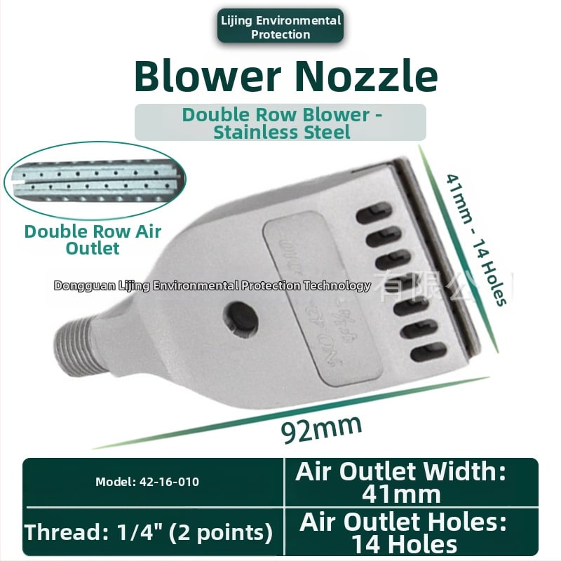 Στόμιο φυσητήρα από κράμα αλουμινίου για πλύσιμο μερών, στέγνωμα και ψύξη — μάρκα Lijing Environmental Protection