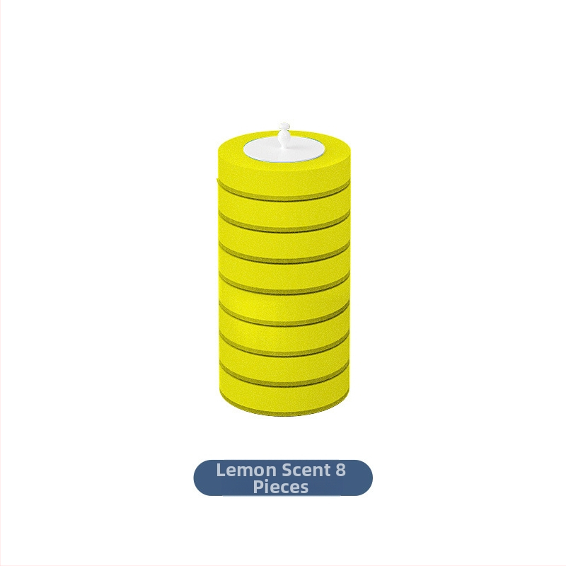 Jednorazová kefka na toaletu s vymeniteľnou hlavou, nástenný set, Moss flower, plast, hmotnosť 481 g