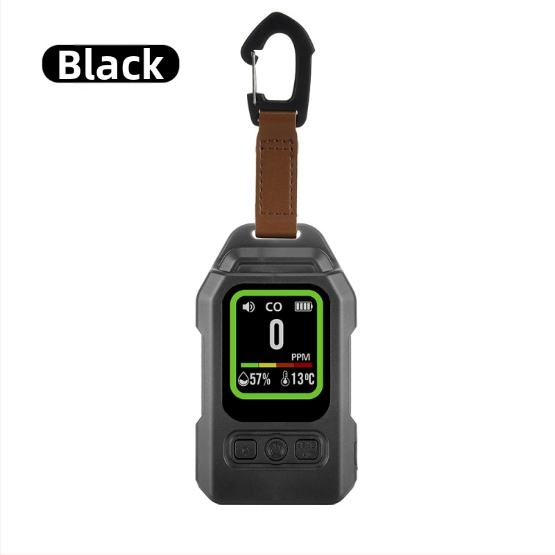 Detector de gaze portabil 4 în 1: CO, CO2, temperatură și umiditate, afișaj TFT, atașare magnetică – măsură 0-1000 ppm, precizie 1 ppm, baterie încorporată de 2000 mAh