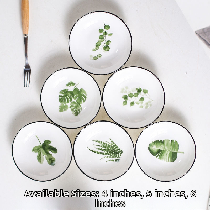 Keramická malá platnička s karikatúrnym motívom, nordický štýl, tlač loga možná