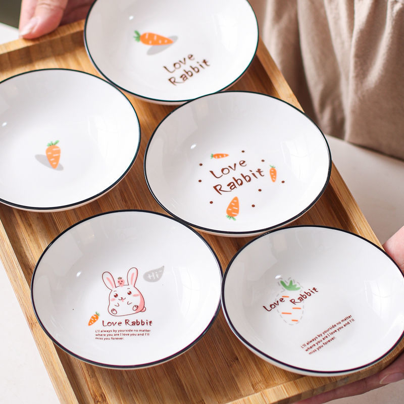 Kerámia mini tál rajzfilm motívummal, skandináv stílus, logónyomtatás lehetséges