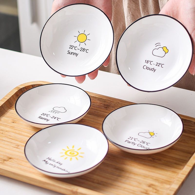 Kerámia mini tál rajzfilm motívummal, skandináv stílus, logónyomtatás lehetséges