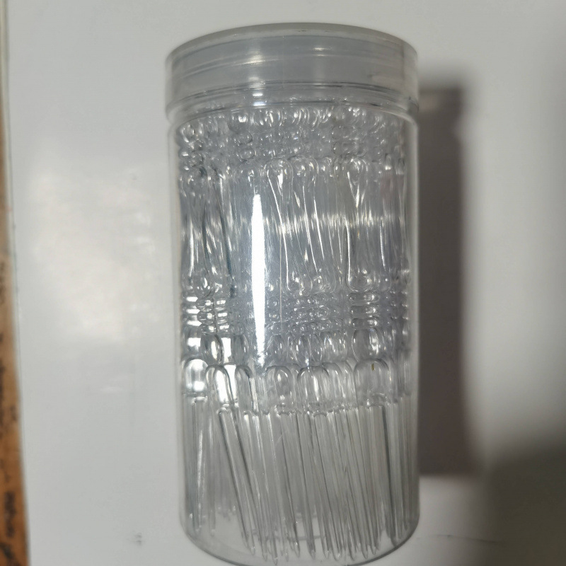 Set de furculițe de fructe de unică folosință, din plastic alimentar, stil nou chinezesc, finisaj oglindă, ambalare individuală