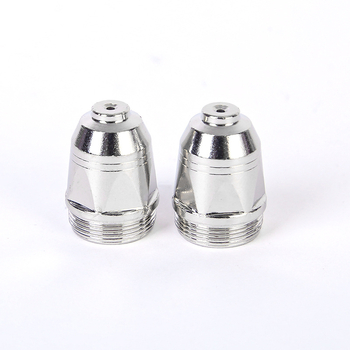 Комплект дюзи за плазмено рязане P80 – дюза и електрод за режещ пистолет, съвместим с въглеродна стомана, неръждаема стомана, мед и алуминий