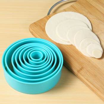 Σετ 38 τεμαχίων κυκλικών πλαστικών καλουπιών με δαντελένια άκρη, διπλής χρήσης για μπισκότα και φύλλα ζύμης για ντάμπλινγκ, υλικό: πλαστικό + ανοξείδωτο ατσάλι