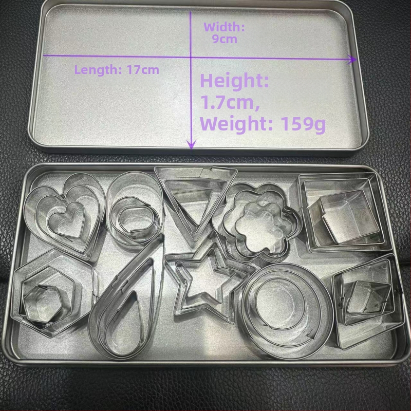 38-dielna sada plastových okrúhlych formičiek s čipkovaným okrajom, dvojúčelové na pečenie sušienok a plátov na knedle, materiál: plast + nerezová oceľ, potravinárska kvalita