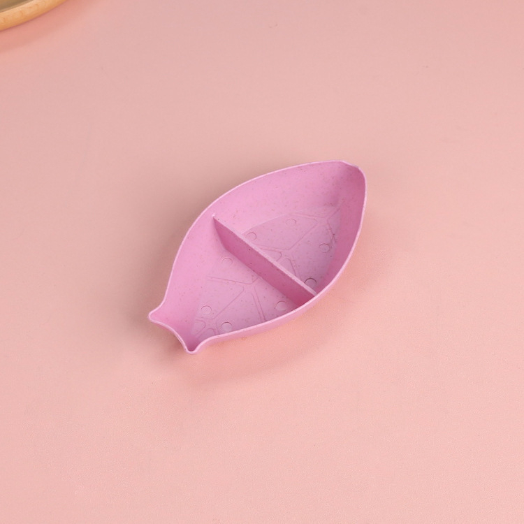 Japán-stílusú búzavesszőből készült mártótál, szabálytalan alak, mikrohullámú sütőben használható, modern minimalista dizájn