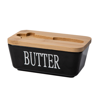 Zhaoyi керамична кутия за масло със капак и нож, запечатан съд, персонализация налична, произход Китай