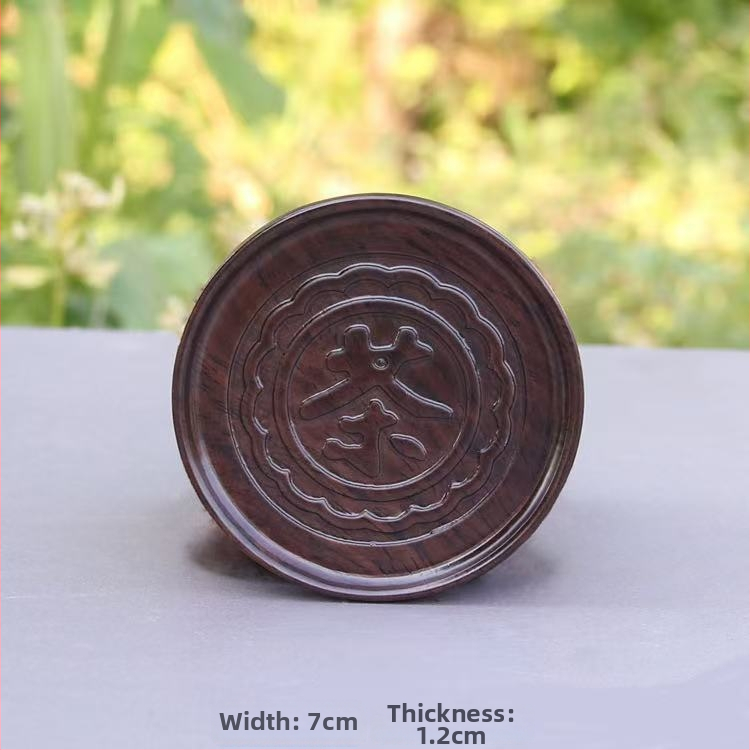 Jiahe súprava podložiek pod poháre z masívneho orechového dreva pre kung fu čajovú ceremoniu – moderný minimalistický dizajn čajových doplnkov