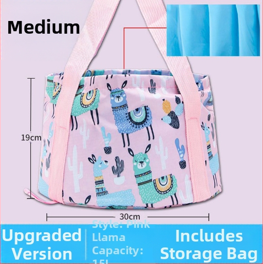 Langcheng prenosná skladacia plastová vaňa na nohy na namáčanie