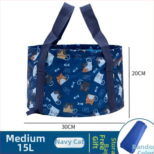 Langcheng prenosná skladacia plastová vaňa na nohy na namáčanie