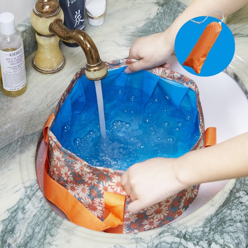 Langcheng преносим сгъваем пластмасов басейн за крака за потапяне