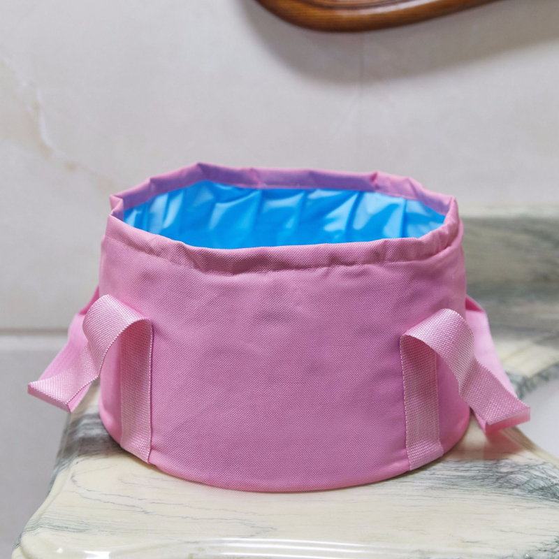 Langcheng преносим сгъваем пластмасов басейн за крака за потапяне