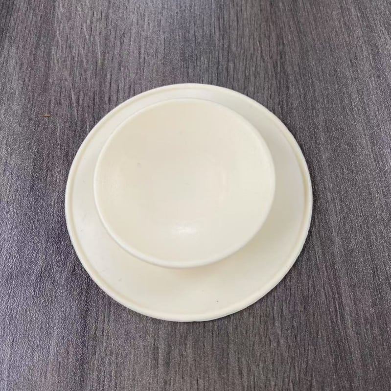 Dječji tanjur od nehrđajućeg čelika s dvostrukom konstrukcijom, debeli dizajn i silikonska usisna čašica