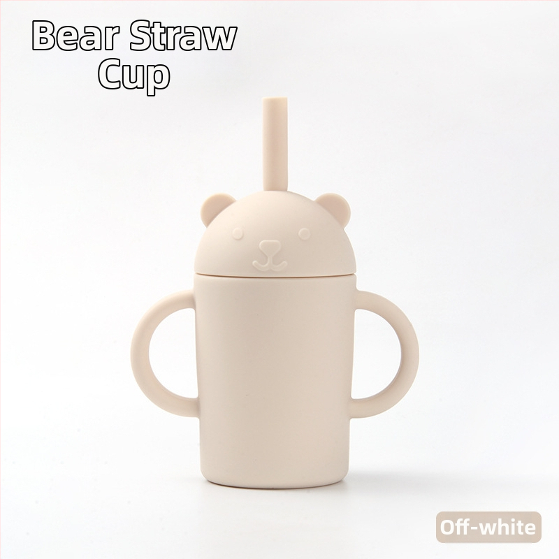 Detská miska zo silikónu na jedlo so sade príborov (vidlička a lyžička) — guľatá, vhodná do mikrovlnky, pre deti