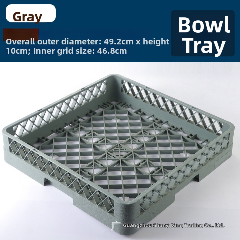 Košík na riad do umývačky, štvorcový plast, 25 hrotov, dizajn bez odtokových otvorov