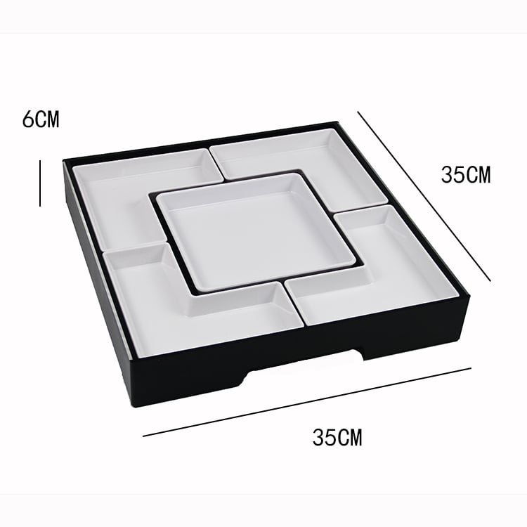 Μεταλλικό επιτραπέζιο σετ KTV: βάση μικροφώνου, θήκη χαρτοπετσετών, τασάκι και φωτιζόμενη βάση για φρούτα