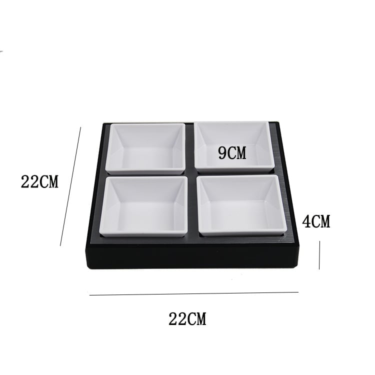 Μεταλλικό επιτραπέζιο σετ KTV: βάση μικροφώνου, θήκη χαρτοπετσετών, τασάκι και φωτιζόμενη βάση για φρούτα