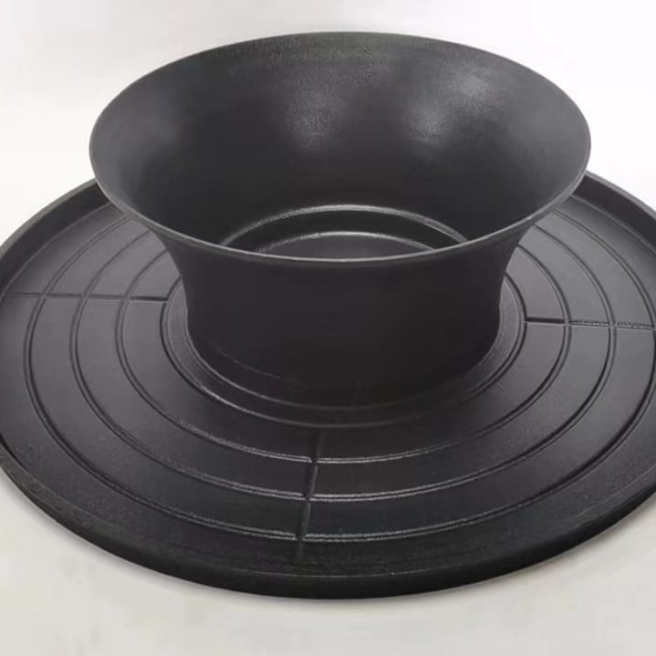 Ολοκληρωμένο χωρίς καπνό ηλεκτρικό γκριλ και πλάκα για κατσαρόλα, κυκλικού σχήματος αλουμινένιο αντικολλητικό, πολλαπλών χρήσεων, βάρος 1,65 kg, προσαρμοσμένη επεξεργασία