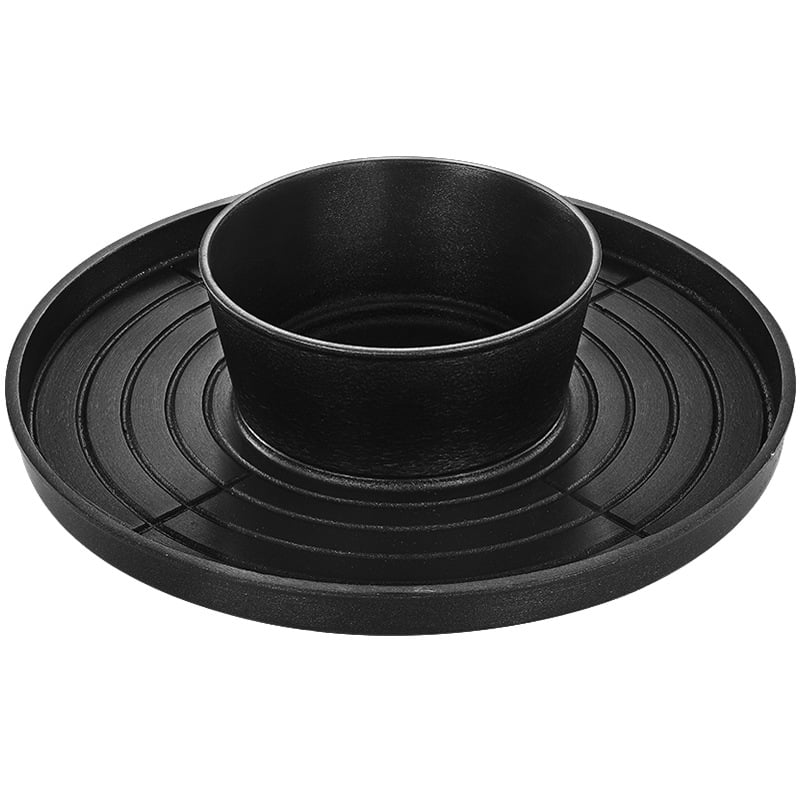 Ολοκληρωμένο χωρίς καπνό ηλεκτρικό γκριλ και πλάκα για κατσαρόλα, κυκλικού σχήματος αλουμινένιο αντικολλητικό, πολλαπλών χρήσεων, βάρος 1,65 kg, προσαρμοσμένη επεξεργασία